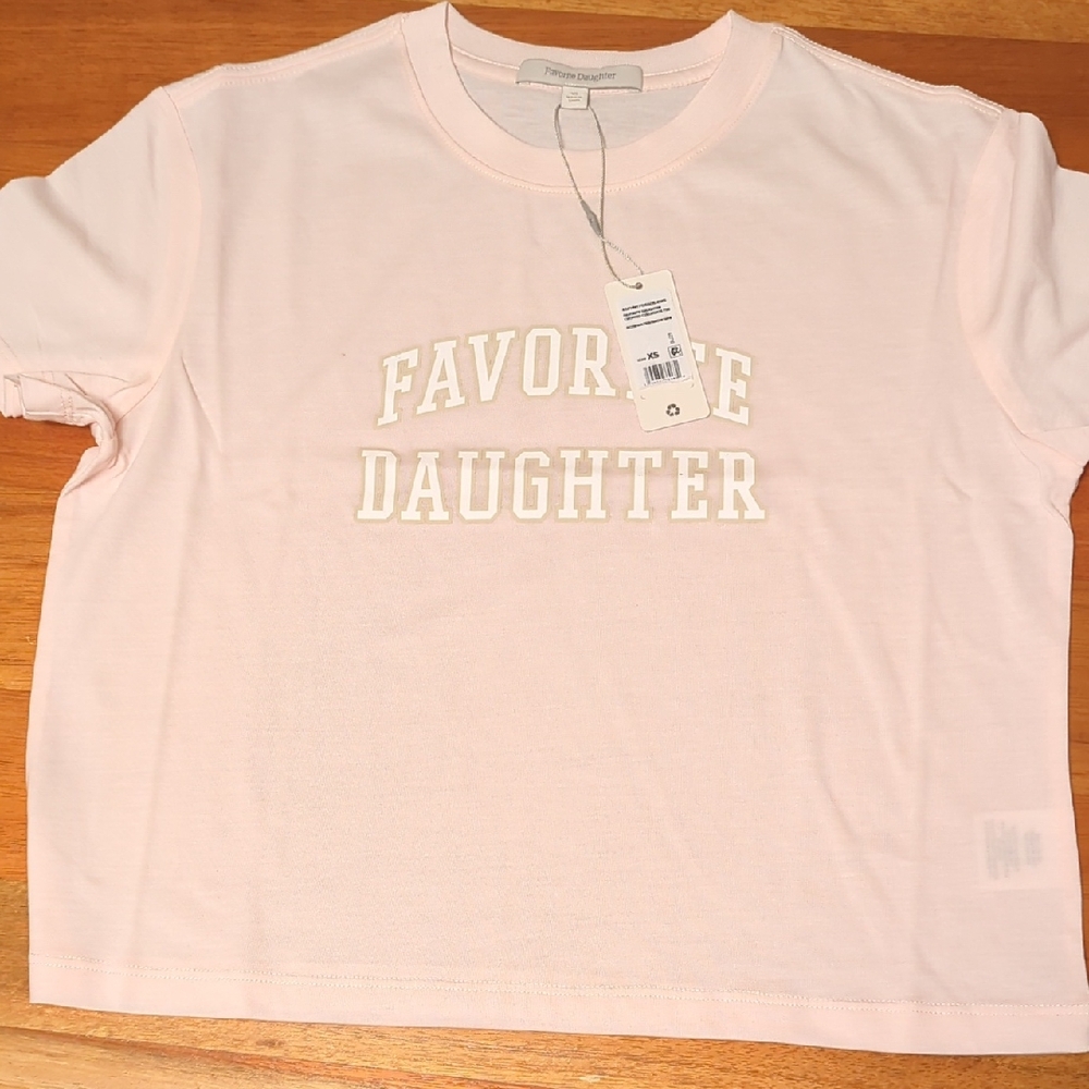 Favorite Daughter Cropped Collegiate Tee